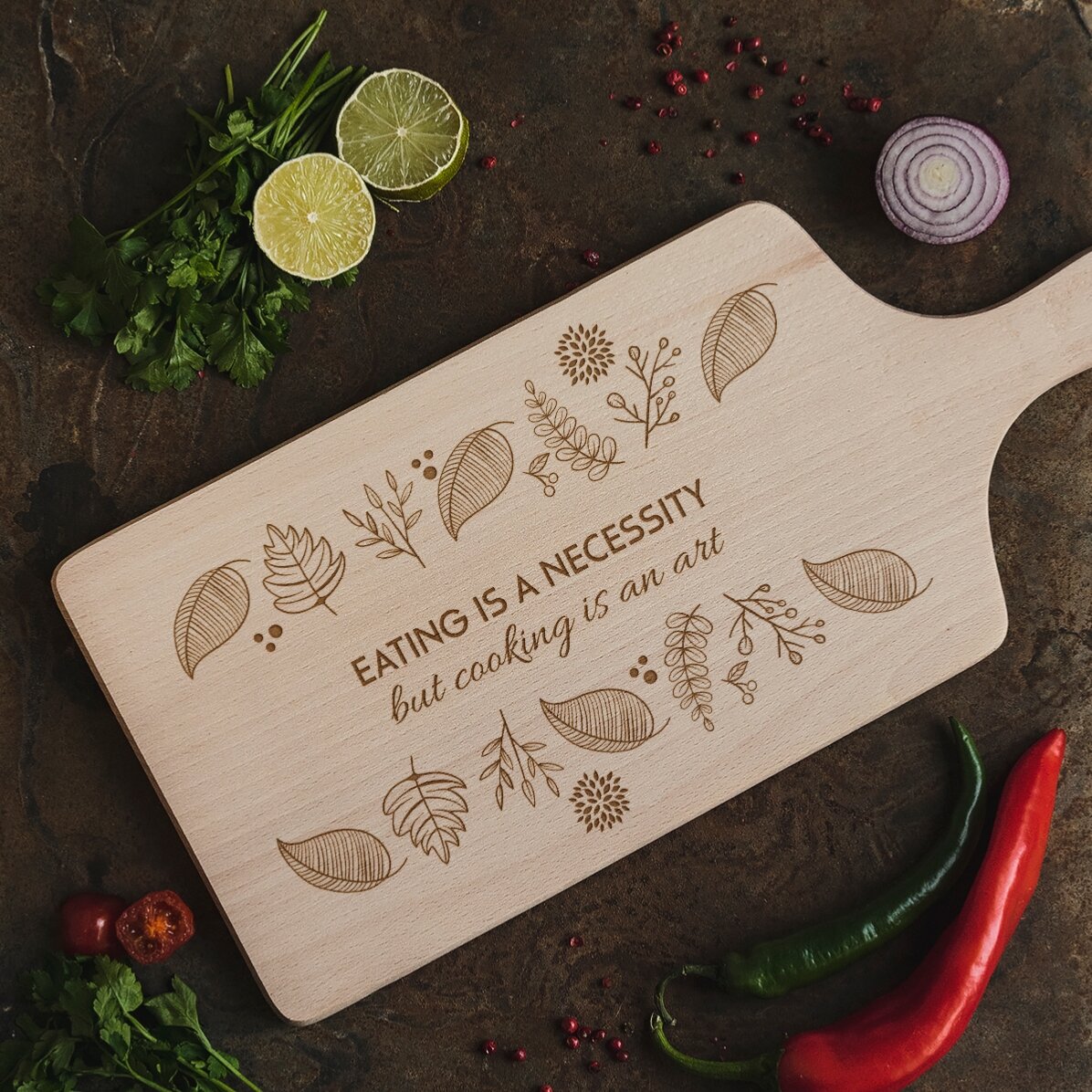 Gepersonaliseerde hakselaar met tekst - Autumn flavours