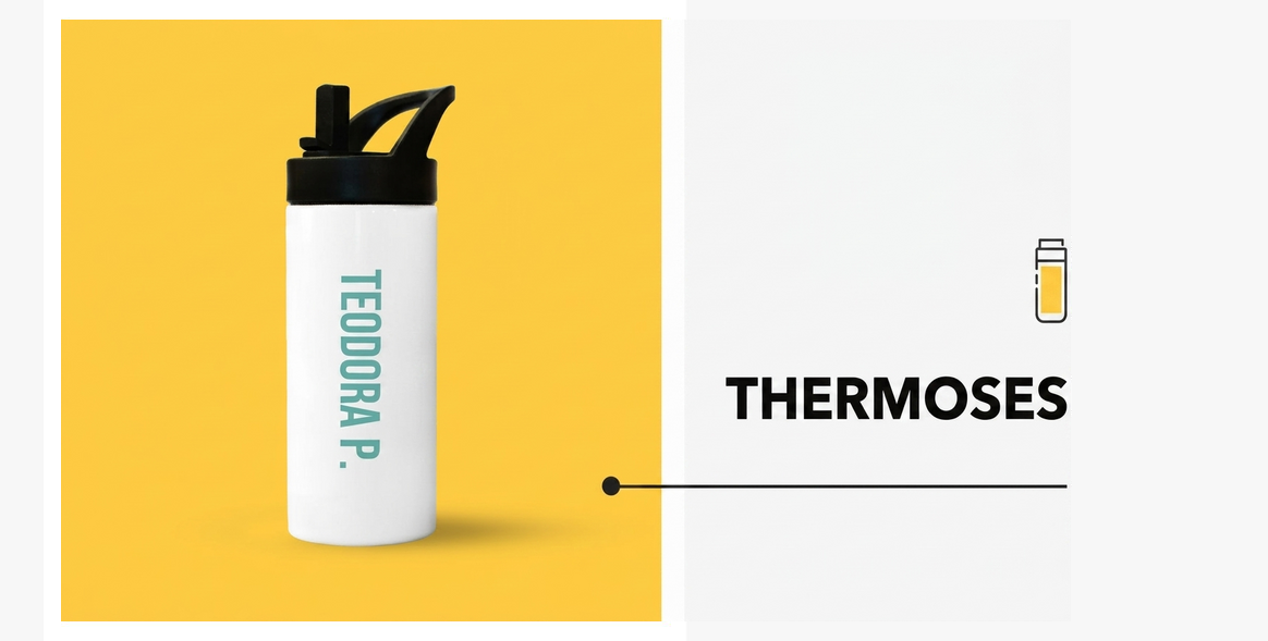 Gepersonaliseerde thermosflessen