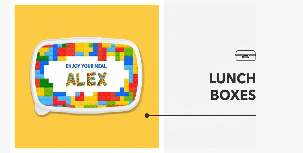 Gepersonaliseerde lunchboxen