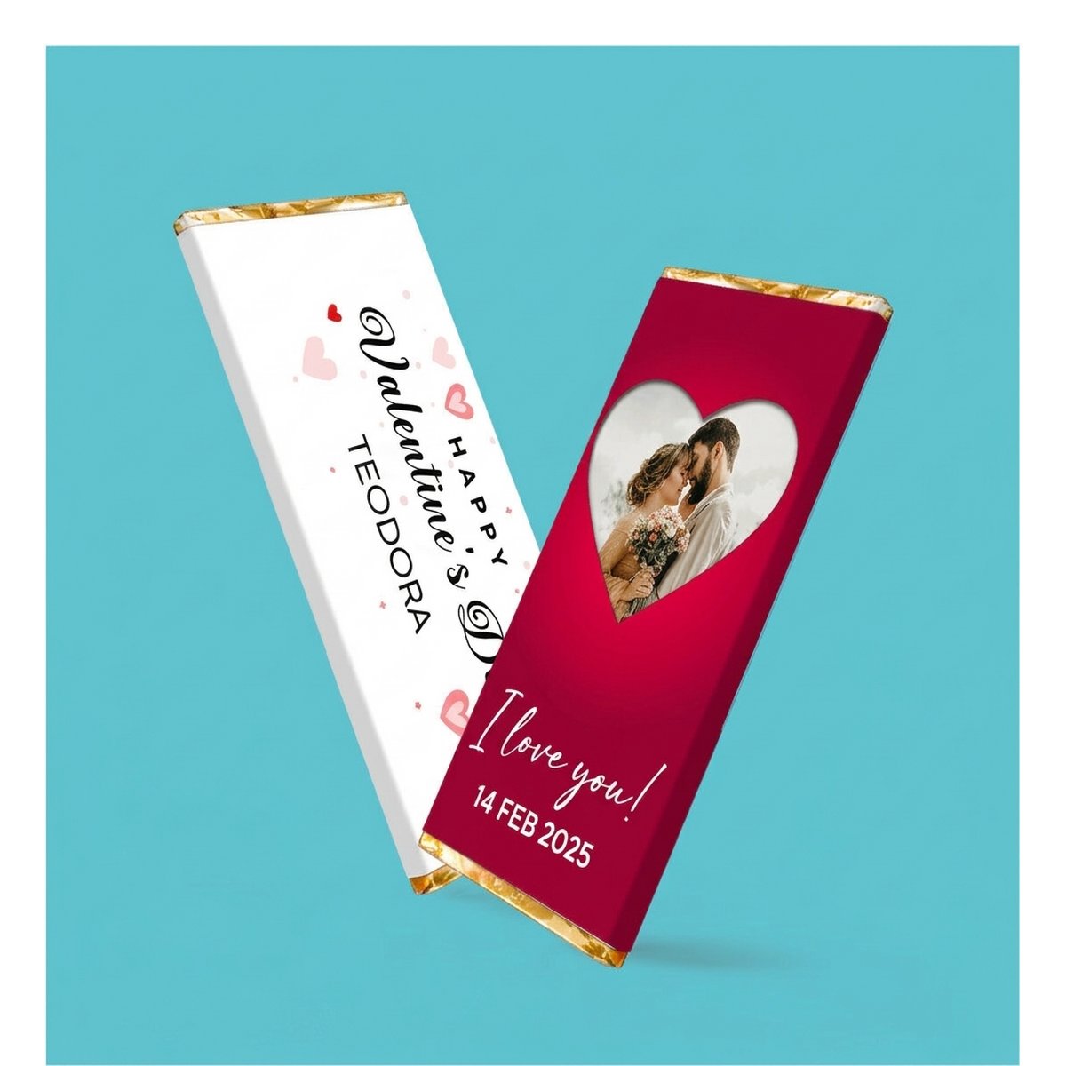 Gepersonaliseerde mini-chocoladetabletten