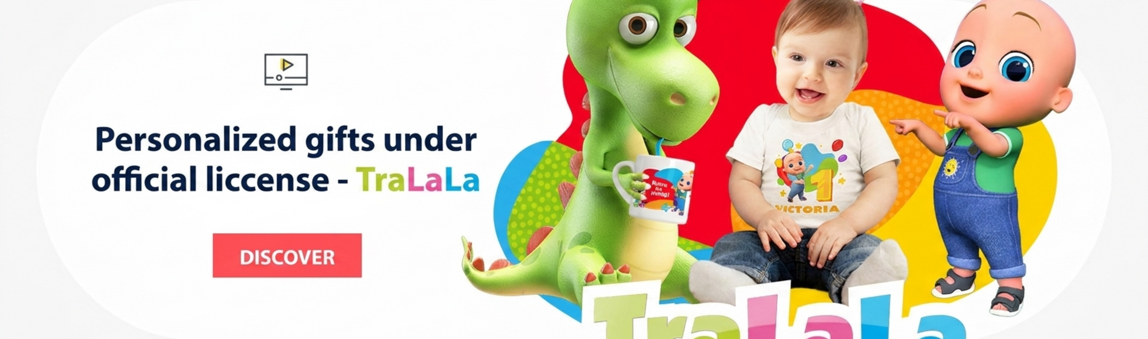 Gepersonaliseerde cadeaus onder officiële licentie - TraLaLa