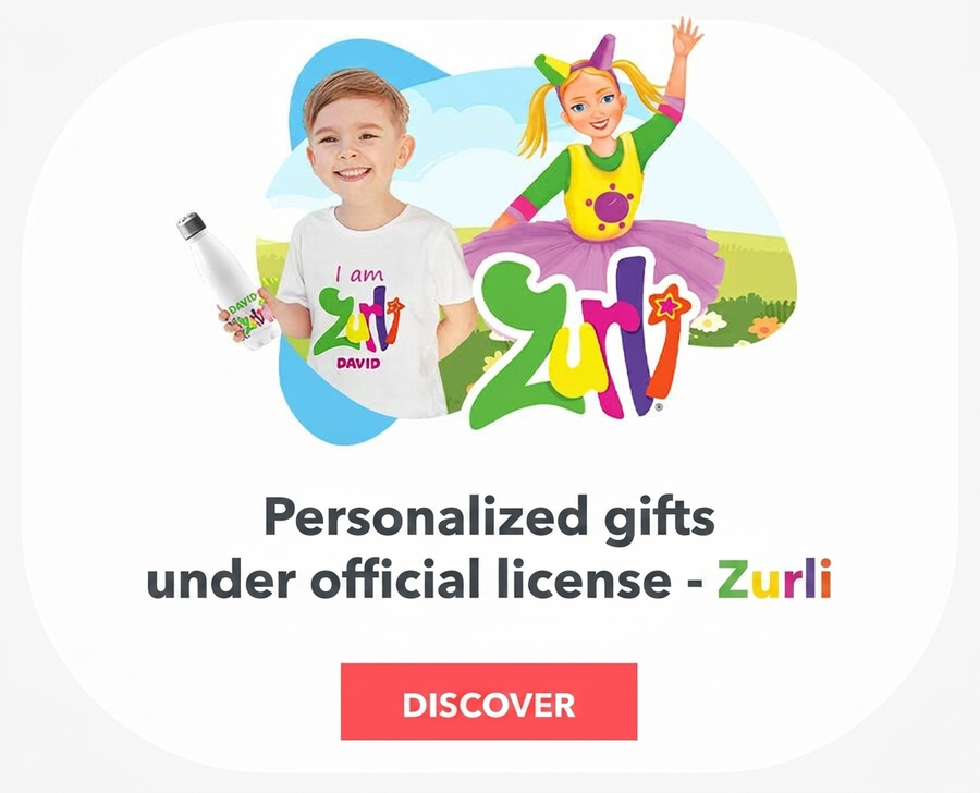 Gepersonaliseerde cadeaus onder officiële licentie - Zurli
