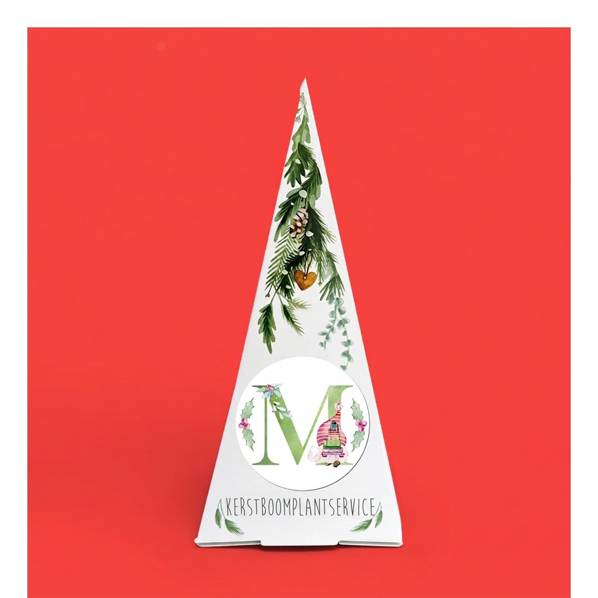 Gepersonaliseerde pakketten om een kerstboom te planten voor Sinterklaas