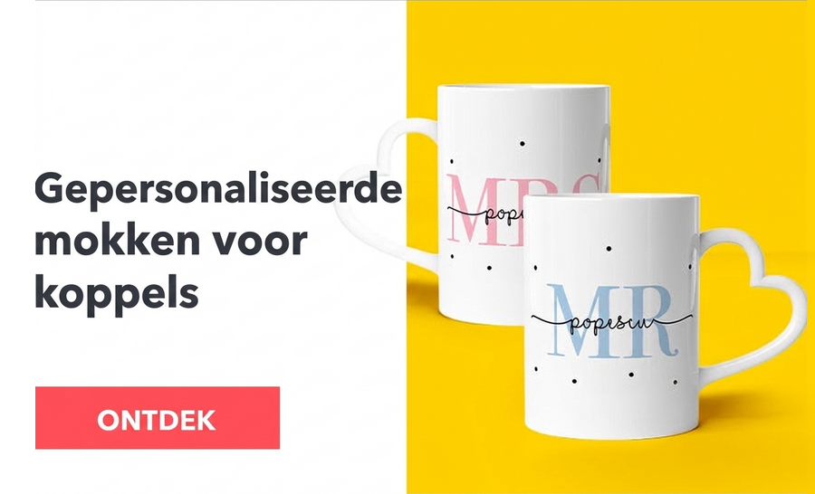 Gepersonaliseerde mokken voor een relatiejubileum
