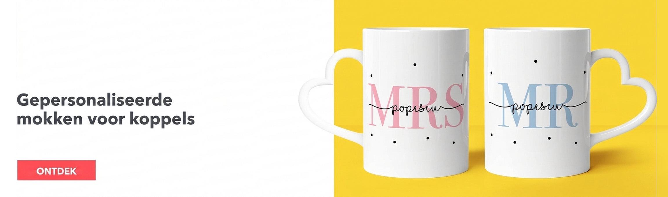 Gepersonaliseerde mokken voor een relatiejubileum