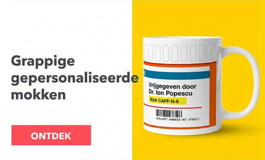 Mokken met grappige teksten