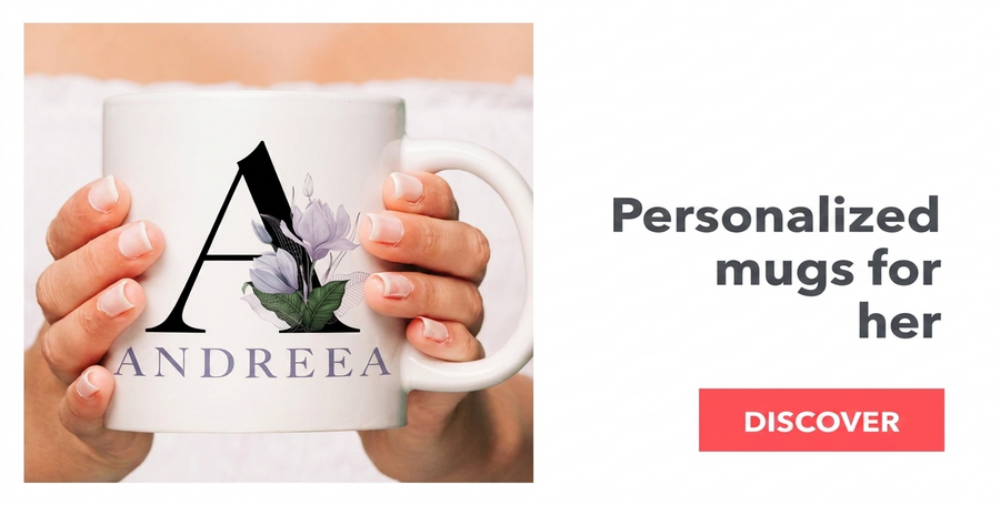 Gepersonaliseerde mokken voor haar