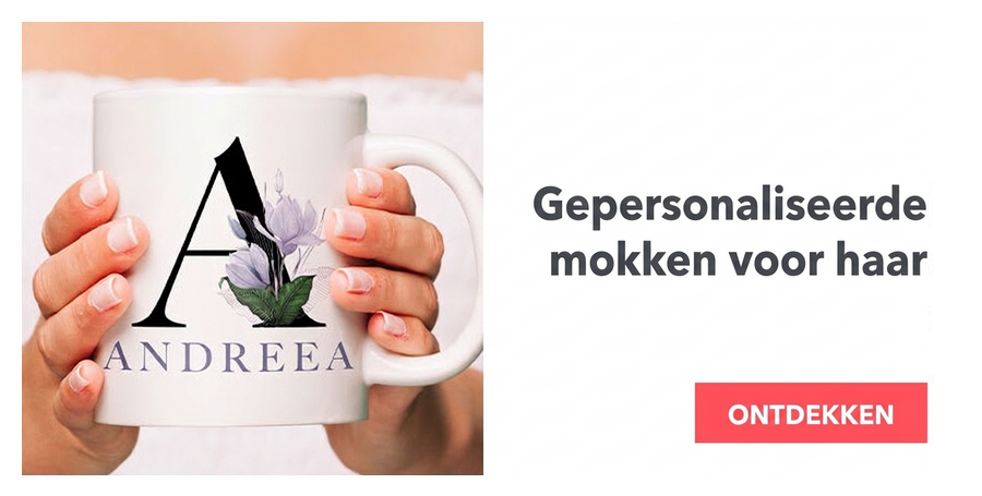 Gepersonaliseerde mokken voor haar