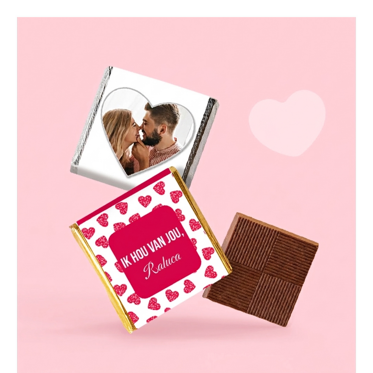 Mini-chocolaatjes voor Valentijnsdag