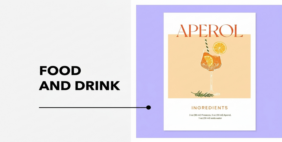 Posters - Collectie eten & drinken