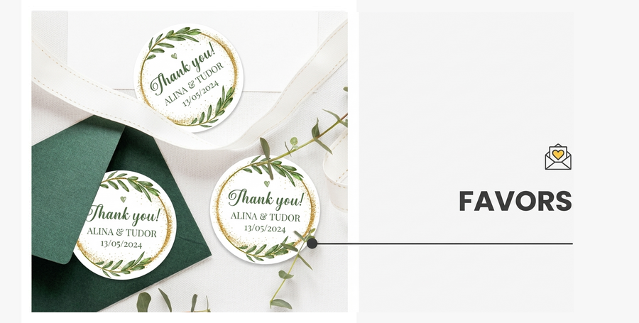 Gepersonaliseerde bedankjes voor evenementen