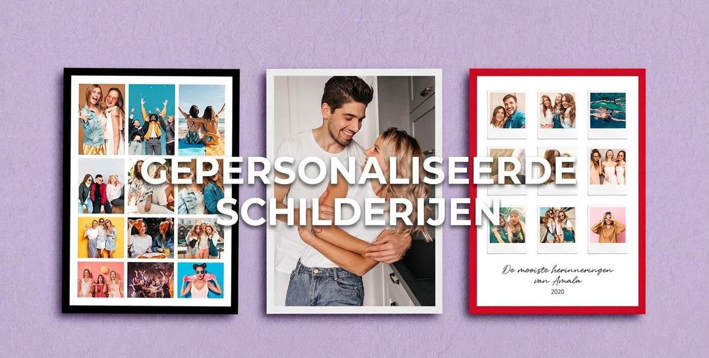 Gepersonaliseerde schilderijen voor haar