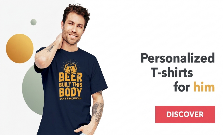 T-shirts voor hem