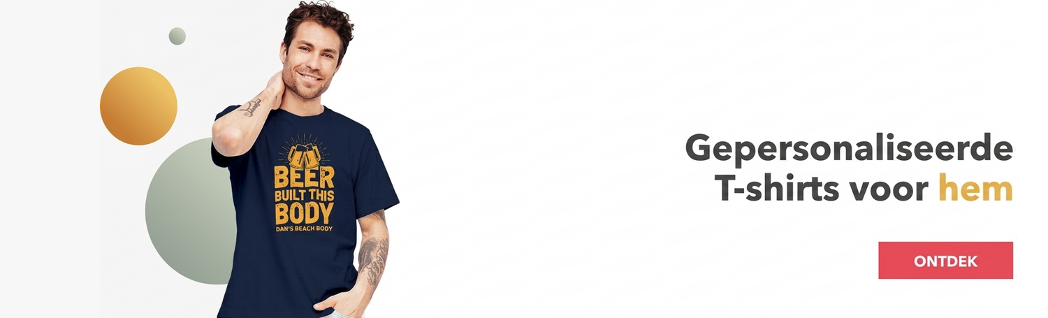 T-shirts voor hem