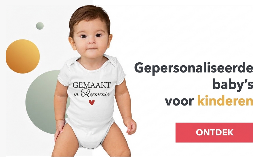 Gepersonaliseerde rompertjes voor kinderen