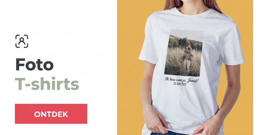 Gepersonaliseerde T-shirts met foto