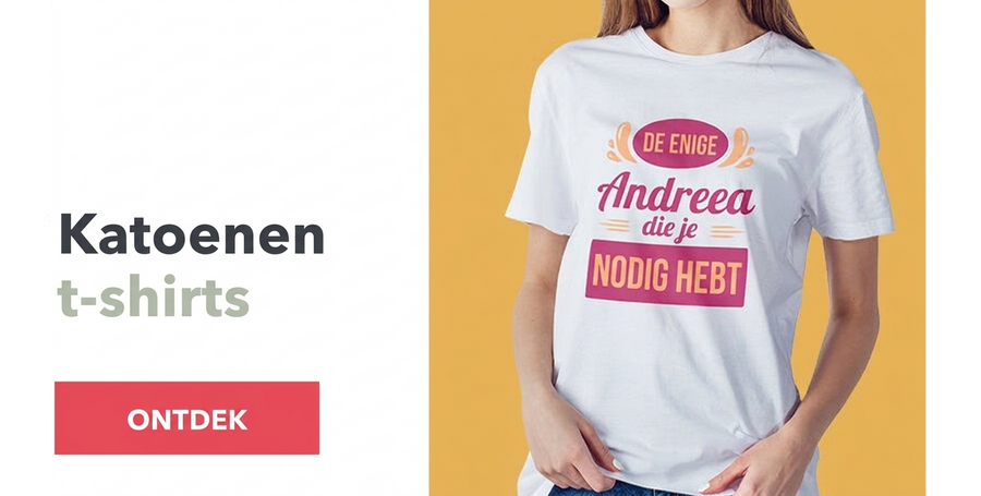 Gepersonaliseerde katoenen T-shirts