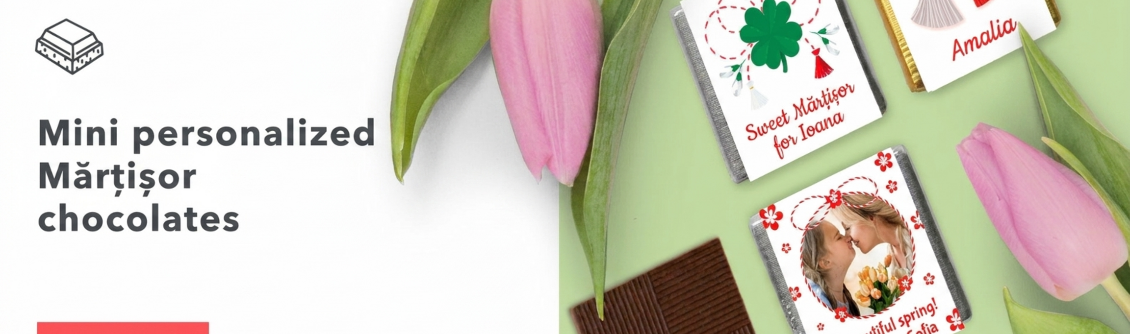 Gepersonaliseerde minichocolade