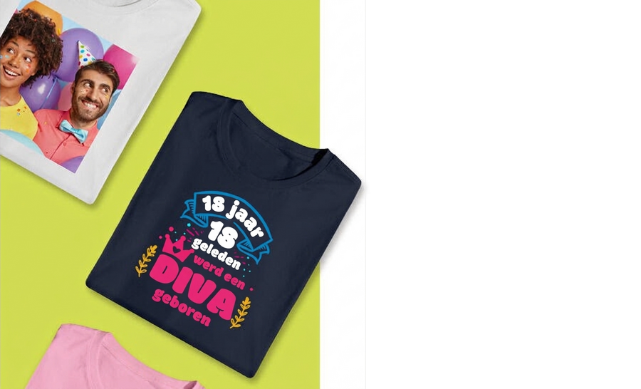 Gepersonaliseerde T-shirts voor verjaardagen