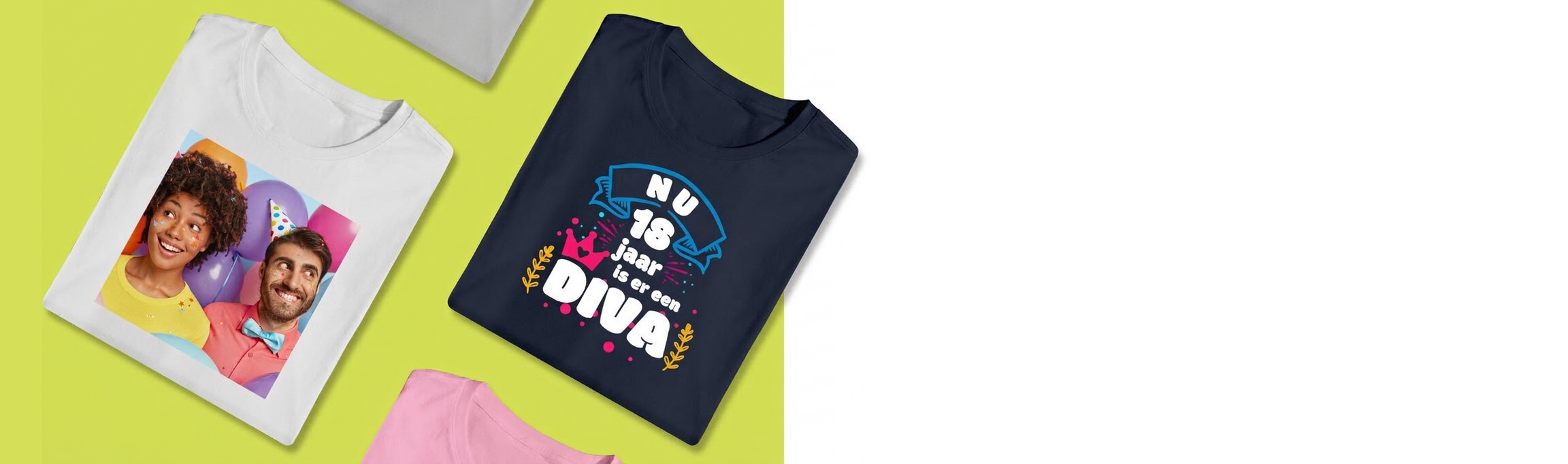 Gepersonaliseerde T-shirts voor verjaardagen