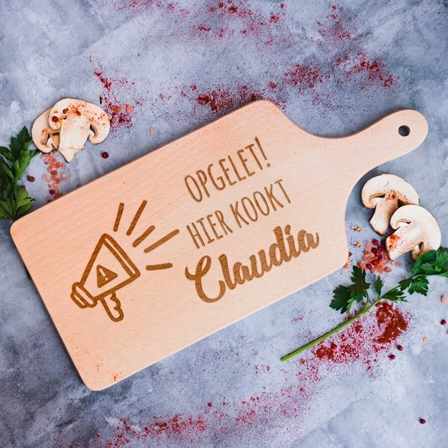 Gepersonaliseerde snijplanken voor haar