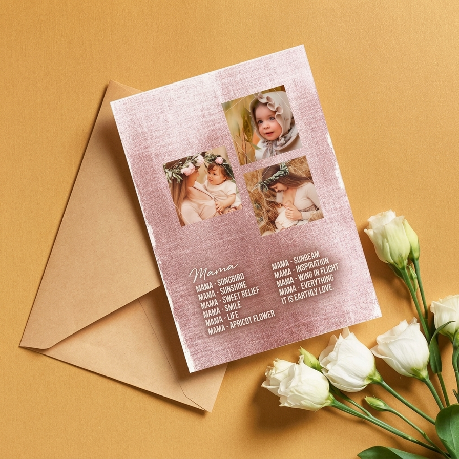 Felicitaties voor mama