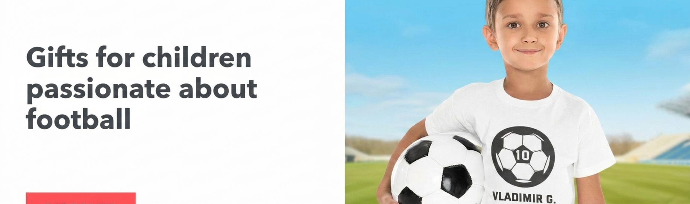Cadeaucollectie voor kinderen die dol zijn op voetbal