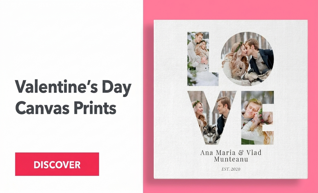 Canvasdoeken voor Valentijnsdag