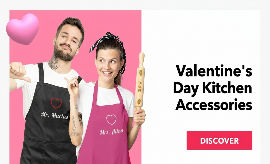 Keukenenaccessoires voor Valentijnsdag
