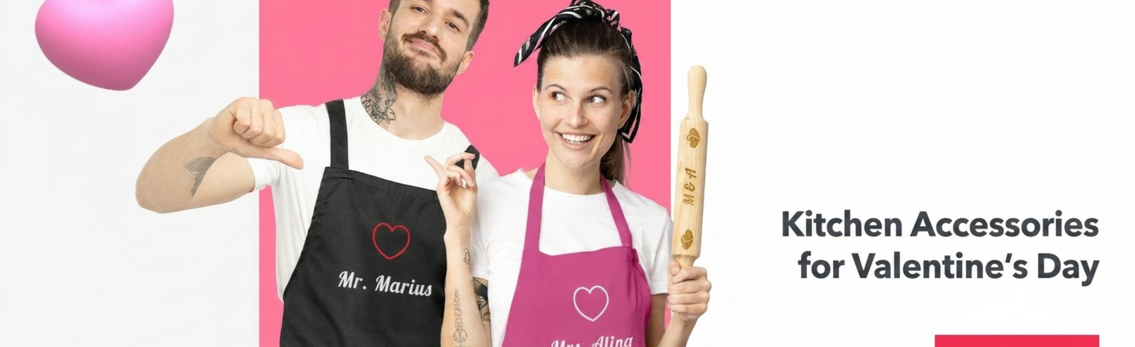 Keukenenaccessoires voor Valentijnsdag