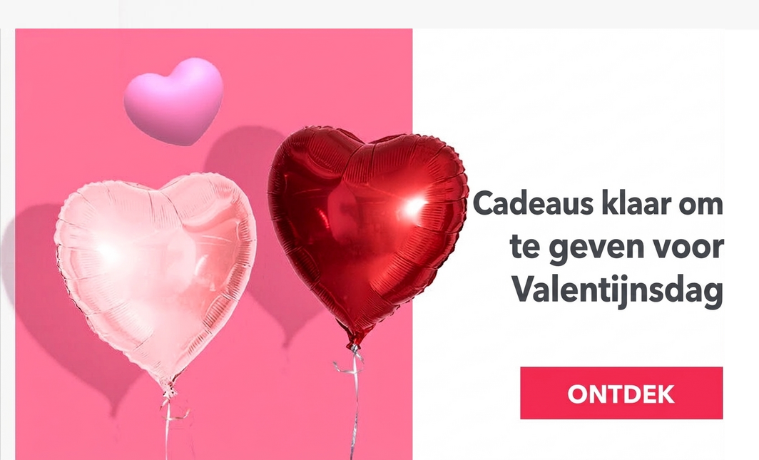 Kant-en-klare cadeaus voor Valentijnsdag