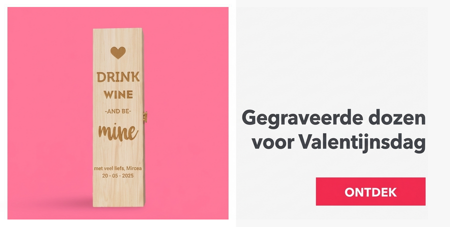 Gegraveerde doosjes voor Valentijnsdag