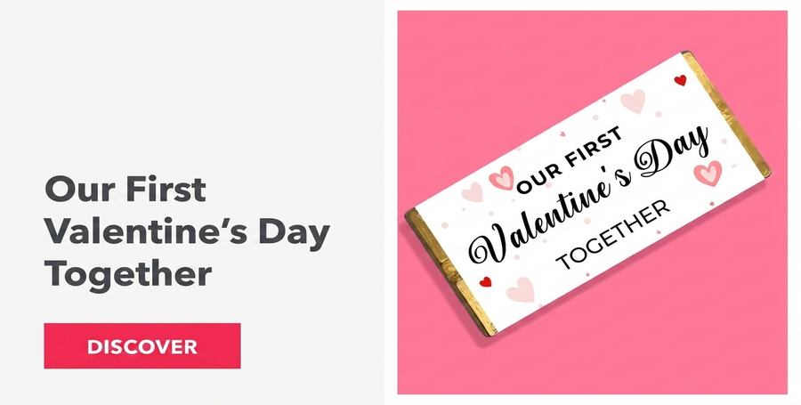 Onze eerste Valentijnsdag samen