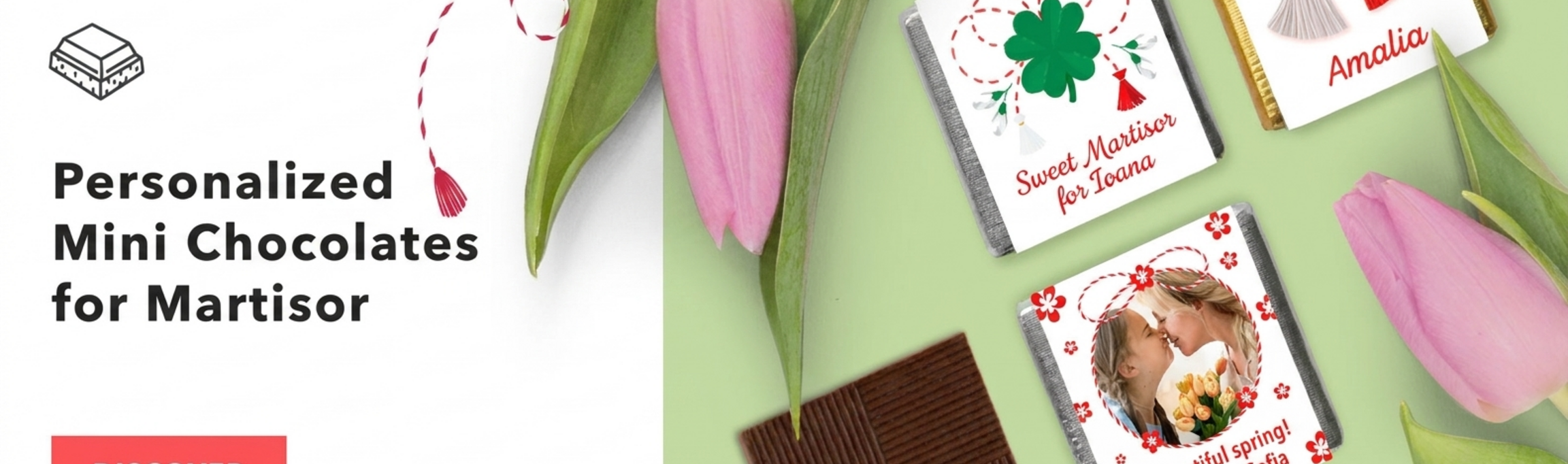Gepersonaliseerde minichocolade
