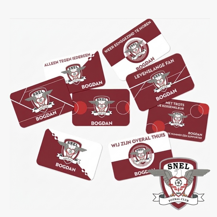 Stickers, gepersonaliseerde zelfklevende etiketten onder officiële licentie - FC Rapid 1923
