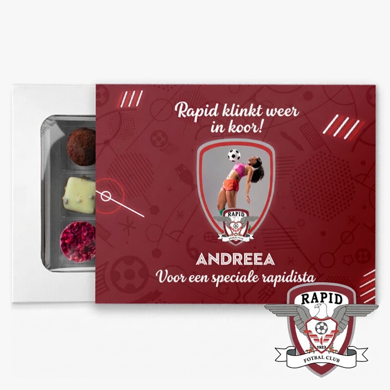 Gepersonaliseerde snoepjes en bonbons onder officiële licentie - FC Rapid 1923