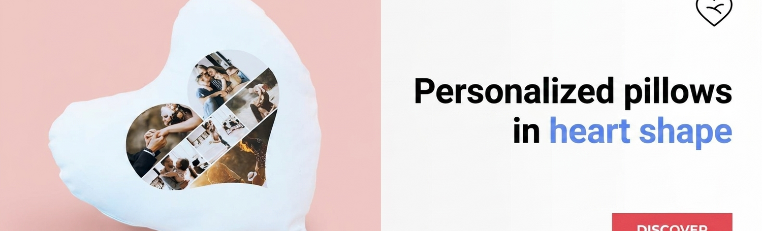 Gepersonaliseerde hartvormige kussens