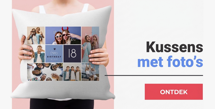 Gepersonaliseerde kussens met foto