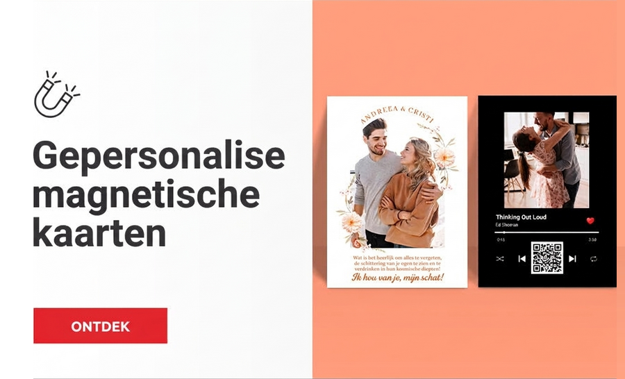 Gepersonaliseerde magnetische wenskaarten