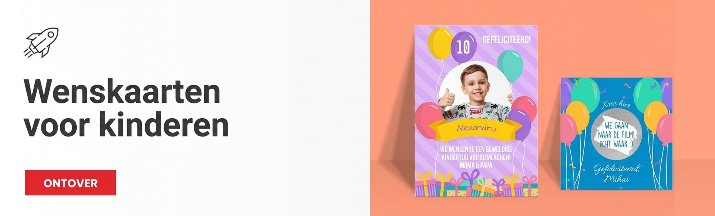 Wenskaarten voor kinderen