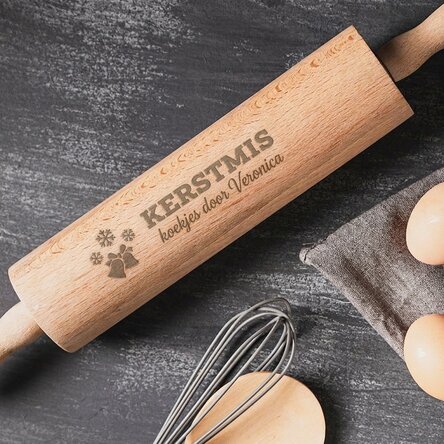 Op maat gemaakte houten koekjespers - Cookies by...