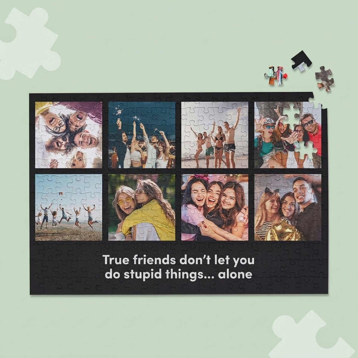 Gepersonaliseerde puzzel met 8 foto