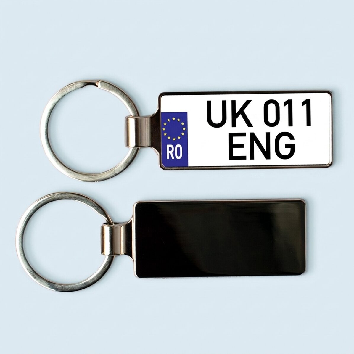 Gepersonaliseerde sleutelhanger met kenteken