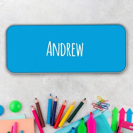 Personalised pencil case with your name on it