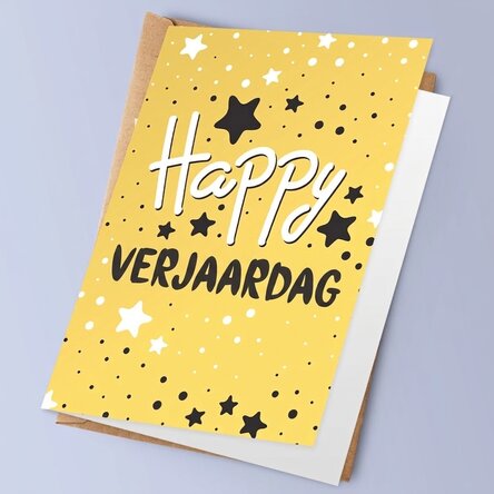Gepersonaliseerde wenskaart - Happy Birthday