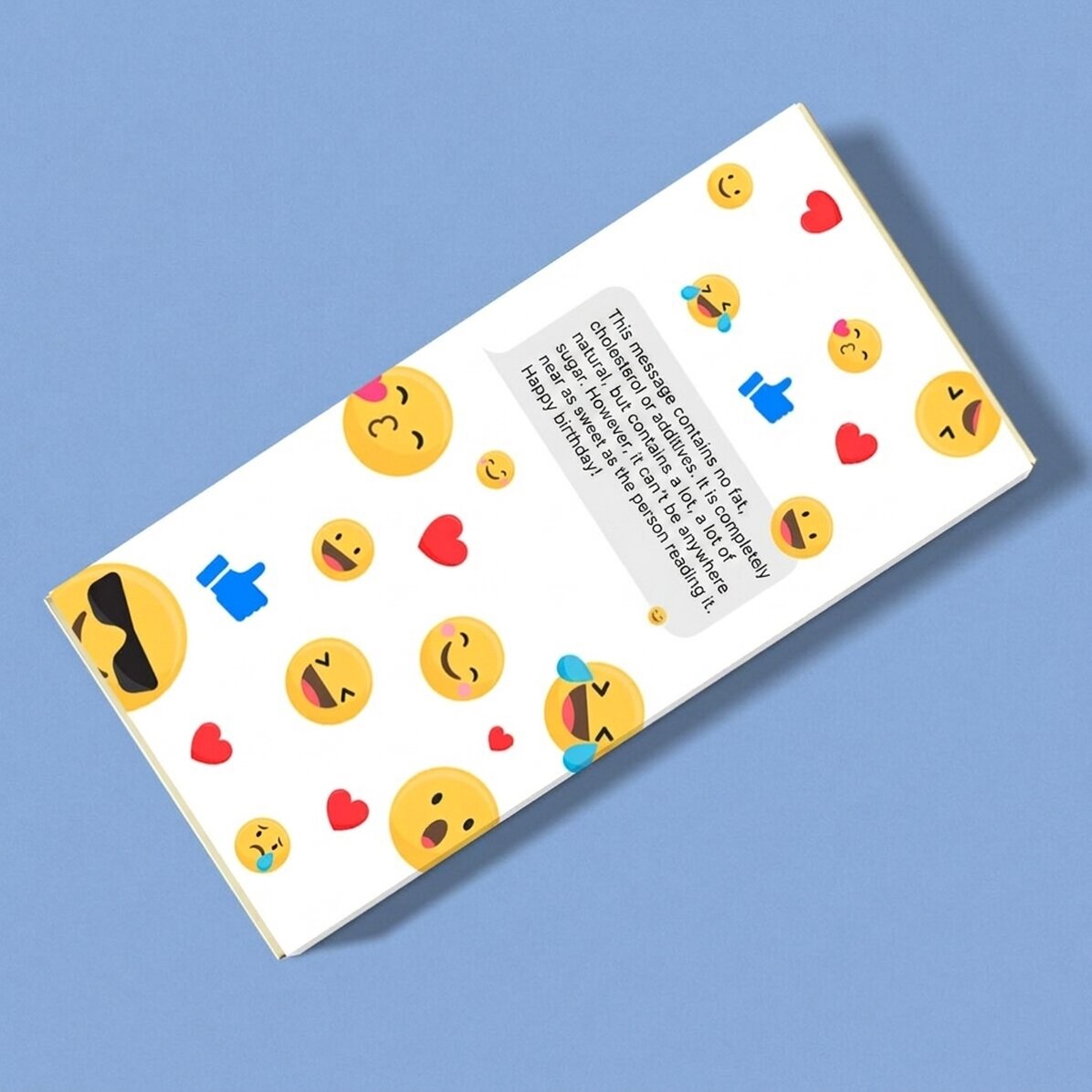 Chocolade met gepersonaliseerde tekst - Tekstballon