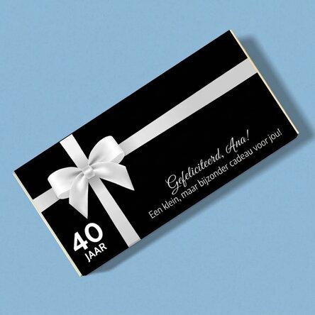 Chocolade met gepersonaliseerde tekst voor een verjaardag - Special for you