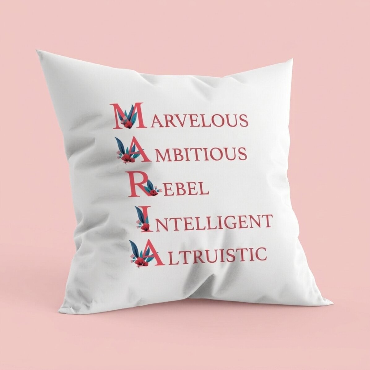 Gepersonaliseerd kussen met tekst - Maria