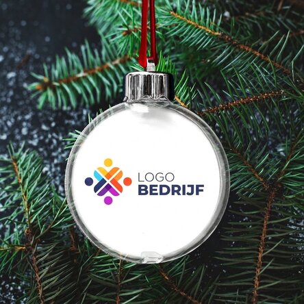 Gepersonaliseerde wereldbol met logo