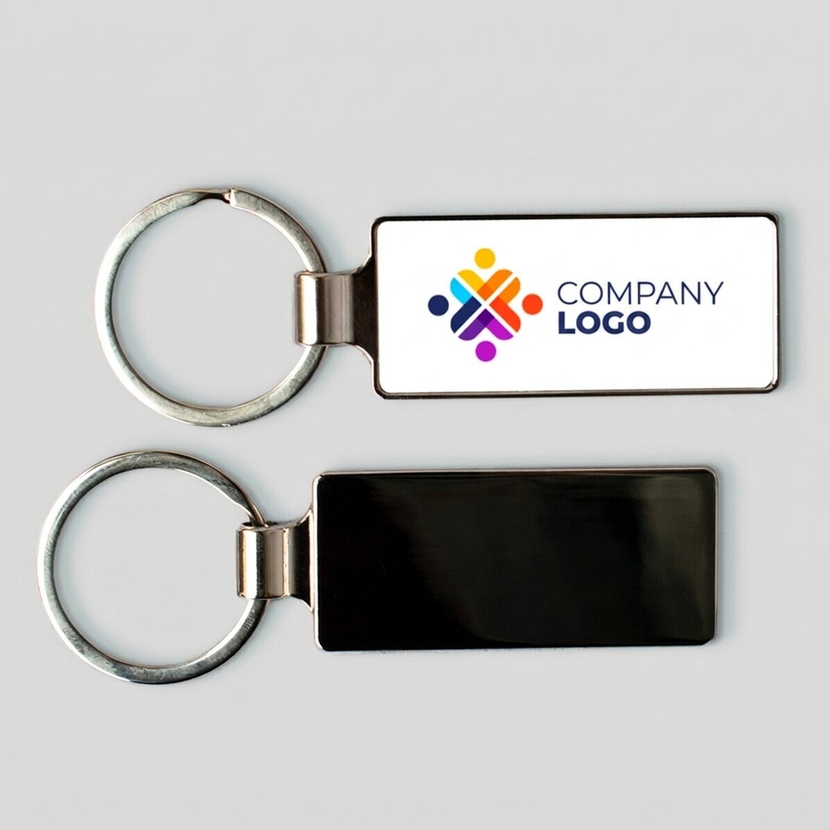 Gepersonaliseerde sleutelhanger met logo